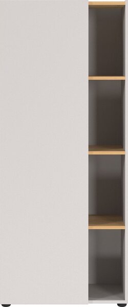 Кремава библиотека от декор от дъб 61x145x34 cm Adrano – Germania