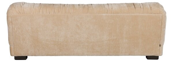 Бежов кадифен диван 214 cm Douglas – Dutchbone
