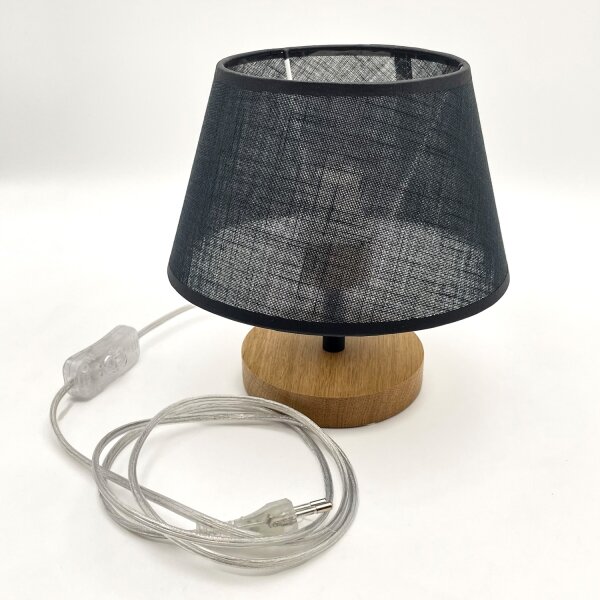 Brilagi - LED Настолна лампа ANTHONY 1xE14/40W/230V дъб/черен