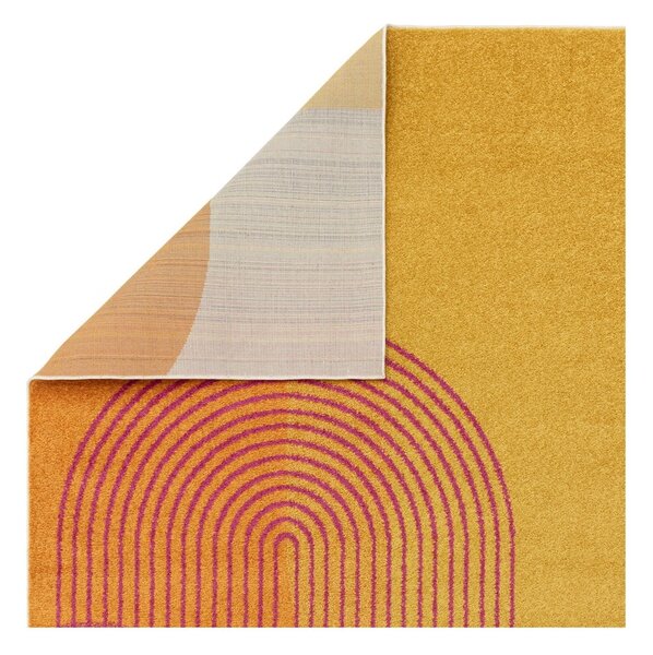 Жълто-оранжев килим 120x170 cm Muse Orange Retro – Asiatic Carpets