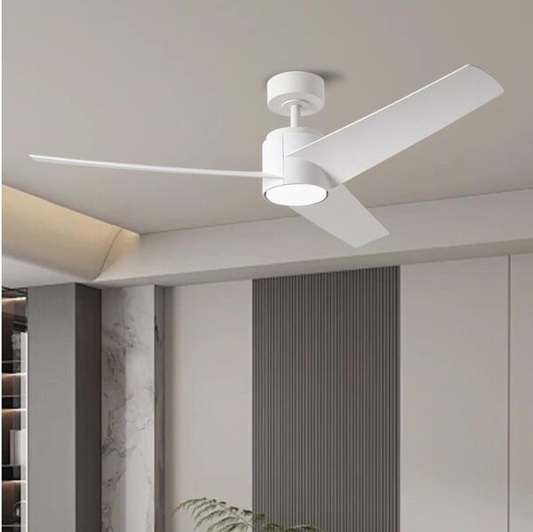 ZEVENTI - LED таванен вентилатор ORVIETO LED/18W/230V Wi‑Fi Tuya бял + дистанционно управление