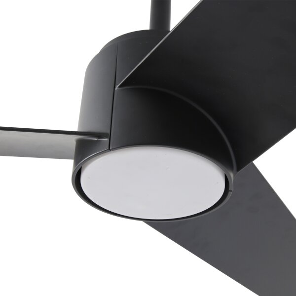 ZEVENTI - LED таванен вентилатор ORVIETO LED/18W/230V Wi-Fi Tuya черен + дистанционно управление