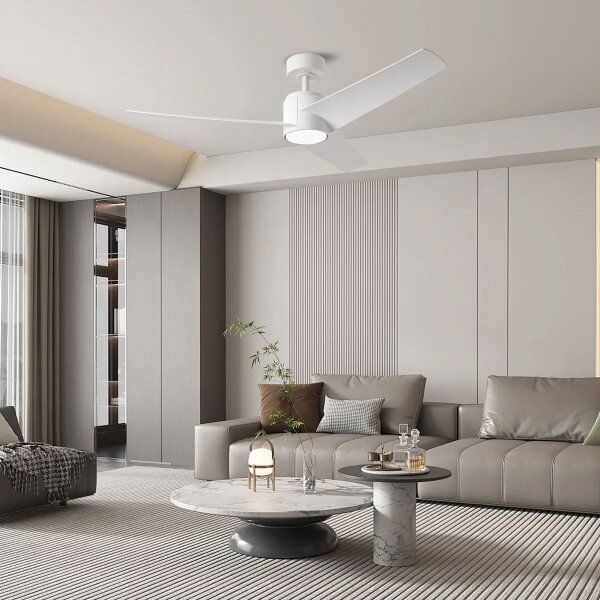 ZEVENTI - LED таванен вентилатор ORVIETO LED/18W/230V Wi‑Fi Tuya бял + дистанционно управление