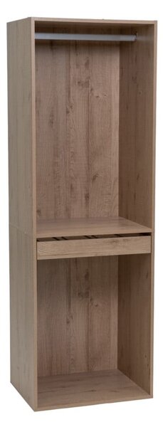 Отворен модулен шкаф от декор от дъб в естествен цвят 60x180x45 cm Modular – Casa Selección
