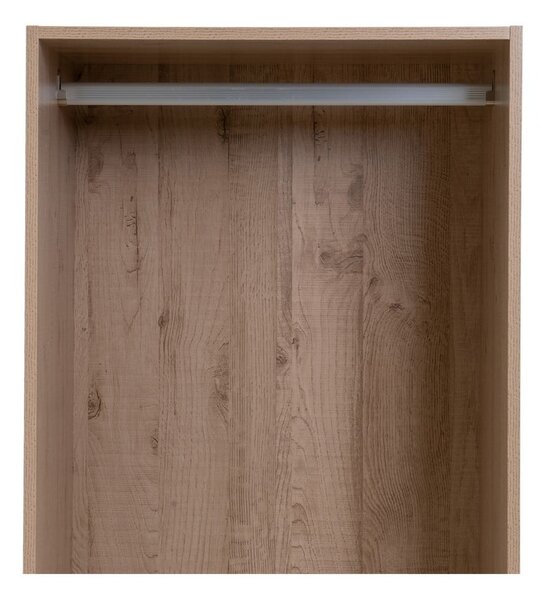 Отворен модулен шкаф от декор от дъб в естествен цвят 60x180x45 cm Modular – Casa Selección