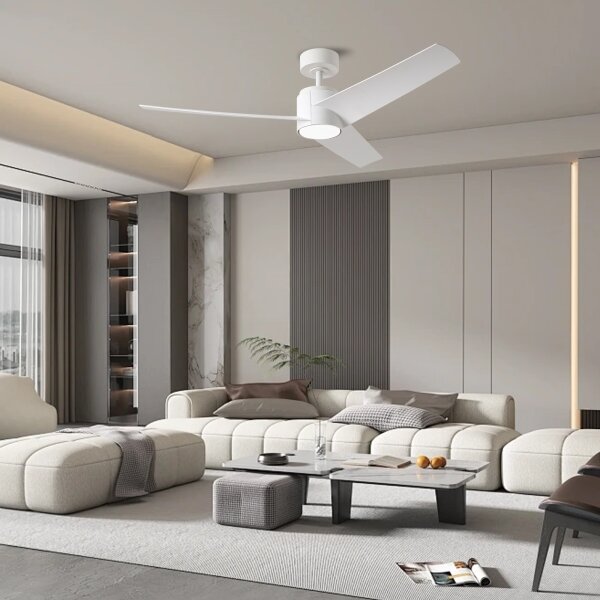 ZEVENTI - LED таванен вентилатор ORVIETO LED/18W/230V Wi‑Fi Tuya бял + дистанционно управление