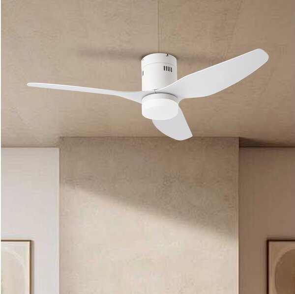 ZEVENTI - LED таванен вентилатор PADUA LED/18W/230V Wi-Fi Tuya бял + дистанционно управление
