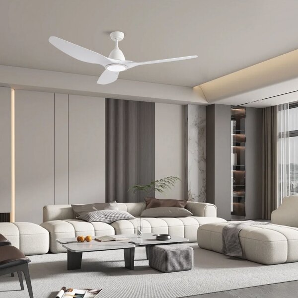ZEVENTI - LED таванен вентилатор URBINO LED/20W/230V Wi-Fi Tuya бял + дистанционно