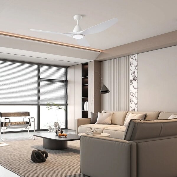ZEVENTI - LED таванен вентилатор URBINO LED/20W/230V Wi-Fi Tuya бял + дистанционно