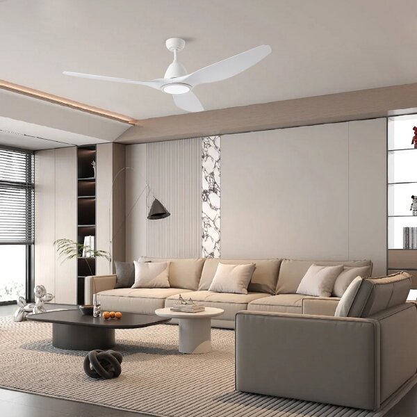 ZEVENTI - LED таванен вентилатор URBINO LED/20W/230V Wi-Fi Tuya бял + дистанционно