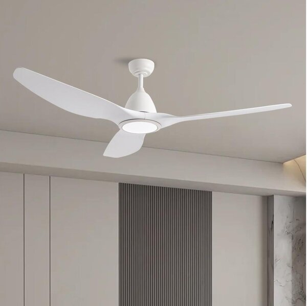 ZEVENTI - LED таванен вентилатор URBINO LED/20W/230V Wi-Fi Tuya бял + дистанционно