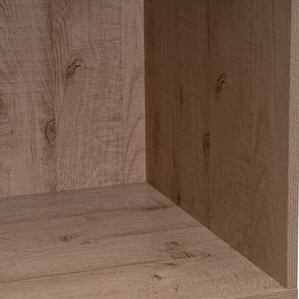 Отворен модулен шкаф от декор от дъб в естествен цвят 60x180x45 cm Modular – Casa Selección