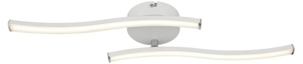 Globo 67178WC - LED Плафониера ELOISE 2xLED/6W/230V бял