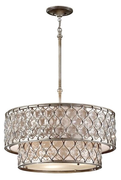 Feiss FE-LUCIA-P-E-2TR - Висящ полилей LUCIA 6xE27/60W/230V