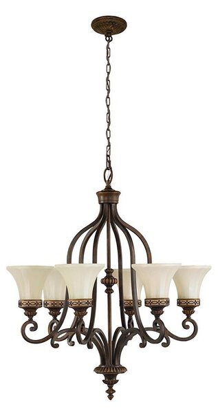 Feiss FE-DRAWING-ROOM6 - Пендел DRAWING ROOM 6xE27/60W/230V