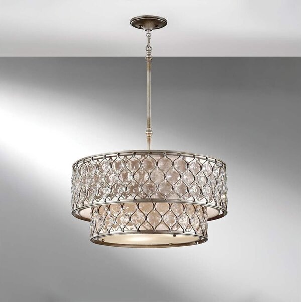 Feiss FE-LUCIA-P-E-2TR - Висящ полилей LUCIA 6xE27/60W/230V
