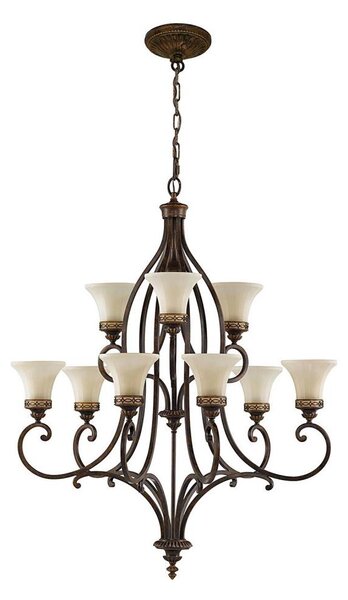Feiss FE-DRAWING-ROOM9 - Пендел DRAWING ROOM 9xE27/60W/230V