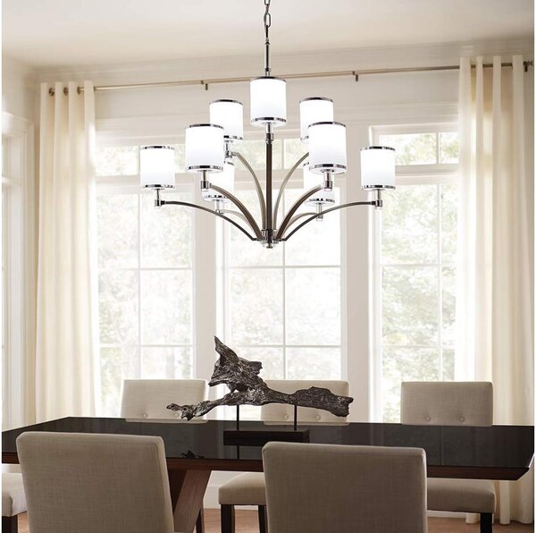 Feiss FE-PROSPECT-PARK9 - Пендел PROSPECT PARK 9xE27/60W/230V
