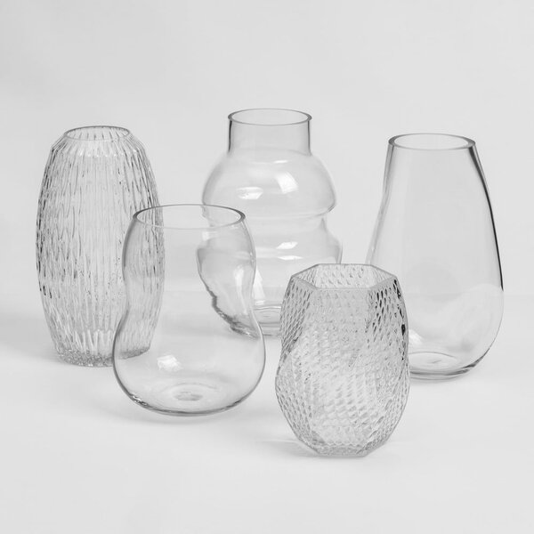 Стъклена ваза (височина 20 cm) Clara – Casa Selección