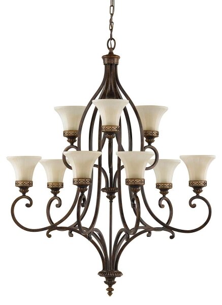 Feiss FE-DRAWING-ROOM9 - Пендел DRAWING ROOM 9xE27/60W/230V
