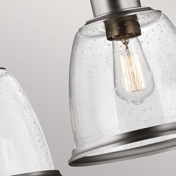 Feiss FE-HOBSON-3P-SN - Висящ полилей HOBSON 3xE27/60W/230V