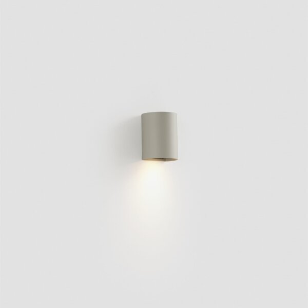 FARO 40524 - Аплик SOLE 1xGU10/8W/230V сив кръгъл