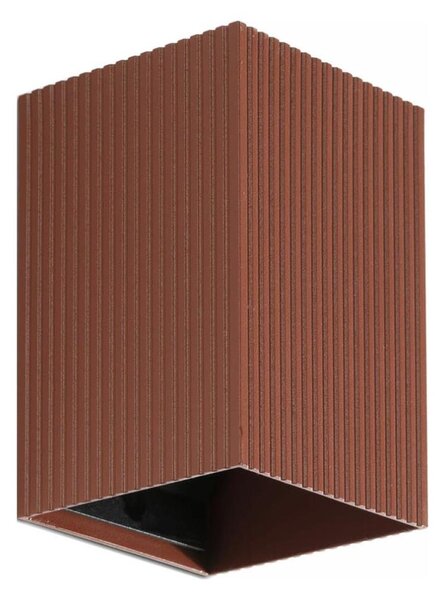 FARO 40537 - Аплик SOLE 1xGU10/8W/230V тухла велпапе ъглов