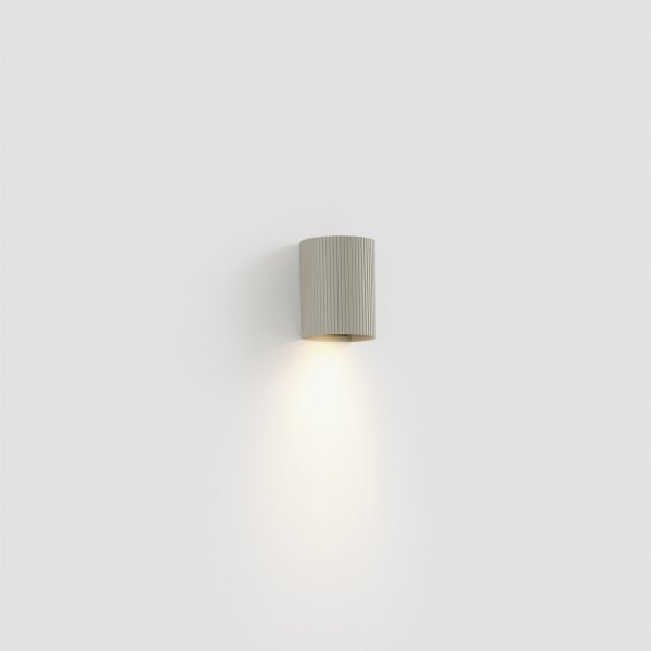 FARO 40528 - Аплик SOLE 1xGU10/8W/230V сив велпапе кръгъл