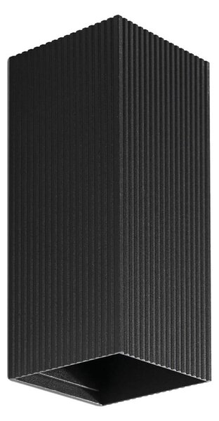 FARO 40566 - Аплик SOLE 2xGU10/8W/230V черен велпапе ъглов