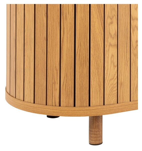 Скрин от дъбов декор в естествен цвят 160x80x45 cm Colima – Actona