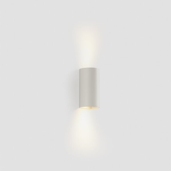 FARO 40538 - Аплик SOLE 2xGU10/8W/230V бял кръгла