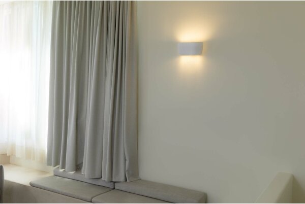 FARO 63430 - Аплик KAPPU 2xE14/7W/230V 16,8x30 см бял