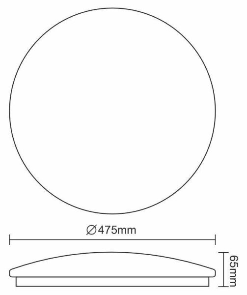 LED Плафониера OPAL LED/48W/230V 4000K