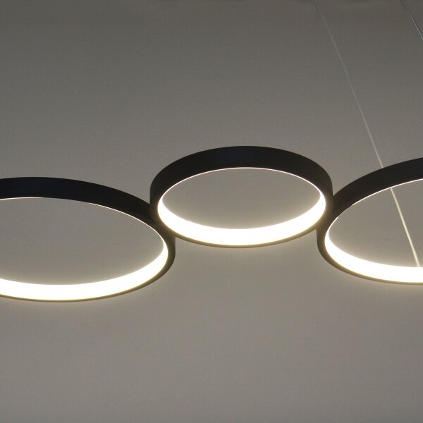 LED Пендел FLAMENCO LED/42W/230V 4000K черен