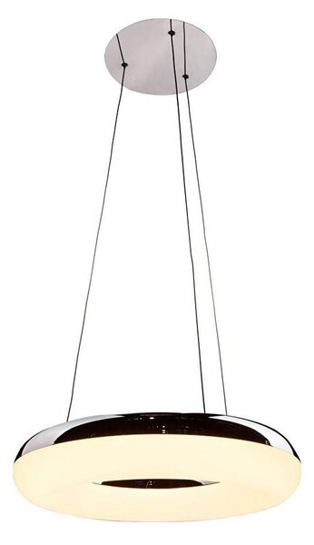 LED Пендел LED/40W/230V 3000K Ø 40 см лъскав хром