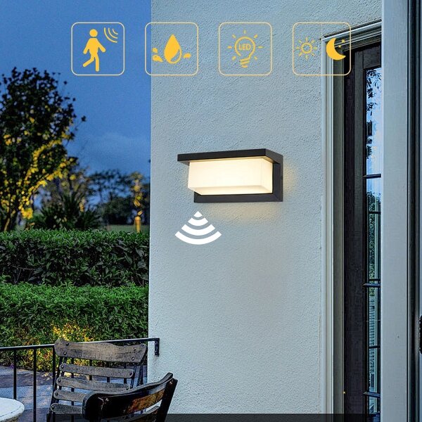Brilagi - LED соларен стенен фенер с сензор BRICKY LED/5W/6V IP65