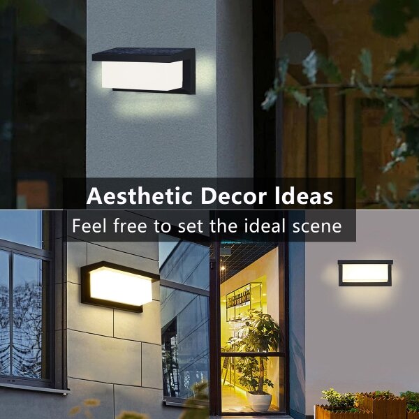 Brilagi - LED соларен стенен фенер с сензор BRICKY LED/5W/6V IP65