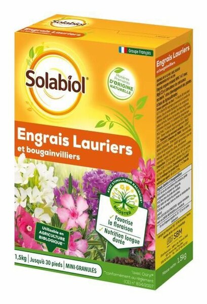 Органичен тор Solabiol Laurel Bougainvillea 1,5 Kg