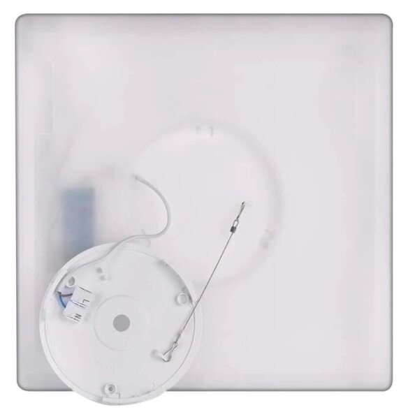 LED Плафониера FLORI LED/22W/230V 4000K черен 42x42 см