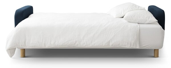 Тъмносин разтегателен диван с място за съхранение 231 cm Elen – Micadoni