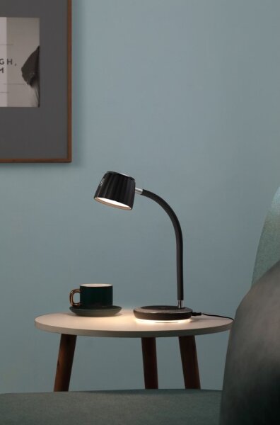 Immax NEO 08996L - LED Димируема настолна лампа с безжично зареждане PERLA LED/6W/230V