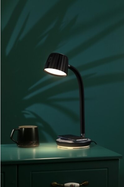 Immax NEO 08996L - LED Димируема настолна лампа с безжично зареждане PERLA LED/6W/230V