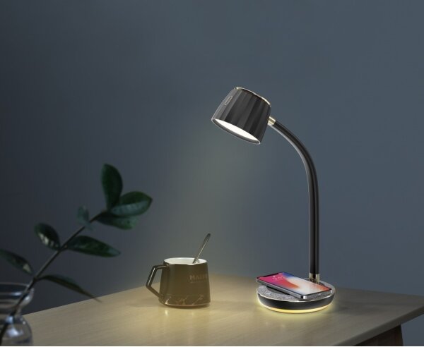 Immax NEO 08996L - LED Димируема настолна лампа с безжично зареждане PERLA LED/6W/230V