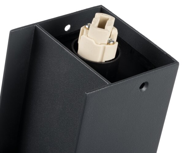 Kanlux 38760 - Външно стенна лампа DASTEN 1xG9/11W/230V IP44 черна