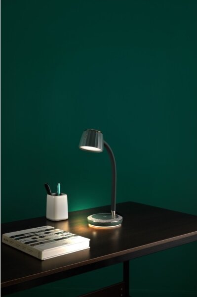 Immax NEO 08996L - LED Димируема настолна лампа с безжично зареждане PERLA LED/6W/230V
