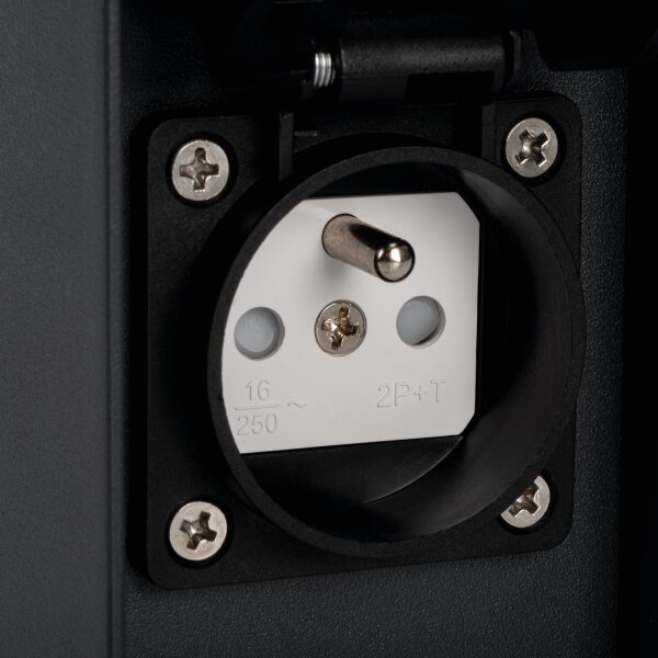 Kanlux 38761-Екстериорен аплик с букса DASTEN 1xG9/11W/230V IP44 черен