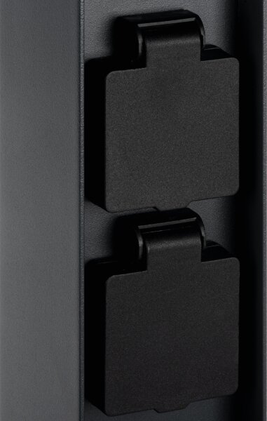 Kanlux 38767-Екстериорна лампа с 2 контакта DASTEN 1xG9/11W/230V 80 см IP44 черен
