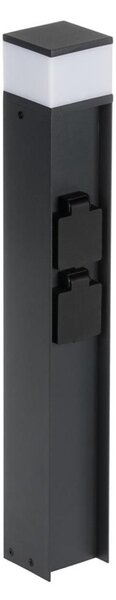 Kanlux 38765-Екстериорна лампа с 2 контакта DASTEN 1xG9/11W/230V 50 см IP44 черен