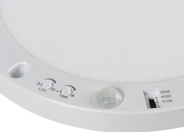 Kanlux 24606 - LED осветително тяло с 2в1 сензор ERGA LED/17W/230V 3000/6500K бя