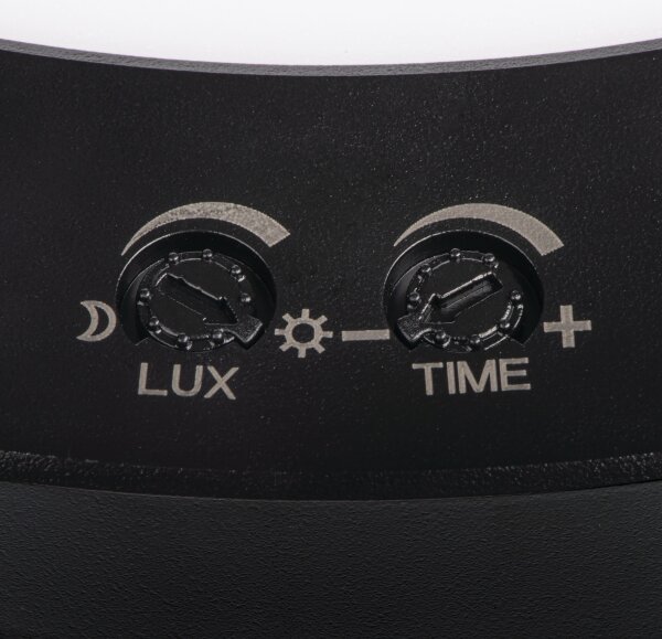 Kanlux 24605 - LED осветително тяло с 2в1 сензор ERGA LED/17W/230V черно